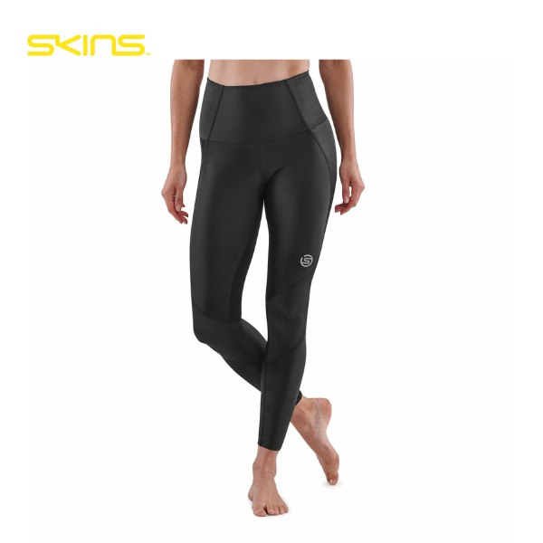 Quần Dài Bó Cơ Nữ SKINS Compression 3-Series - Đen (Black)