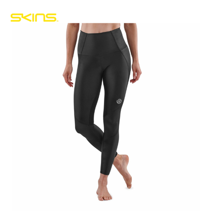 Quần Dài Bó Cơ Nữ SKINS Compression 3-Series - Đen (Black)
