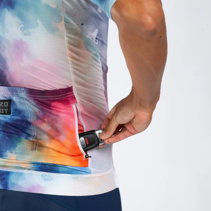 Áo đạp xe Nam Zoot Men's Elite Cycle Aero Jersey - Chromoflow