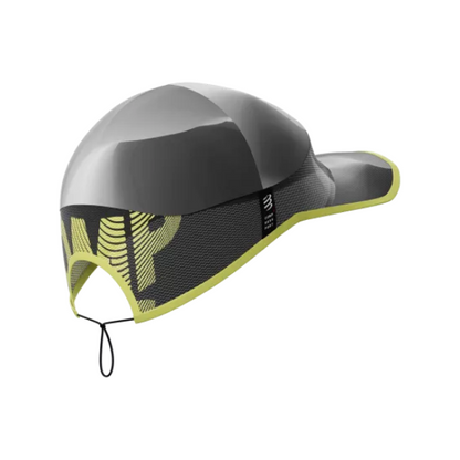 Mũ Compressport Pro Racing Cap - Đen (Black/White Print)