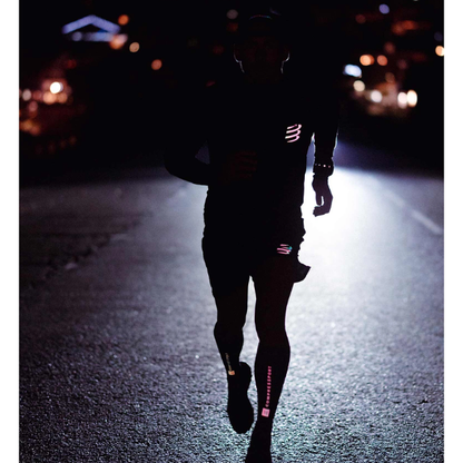 Quần Chạy Bộ Nam Compressport Performance Short - Black/Aurora