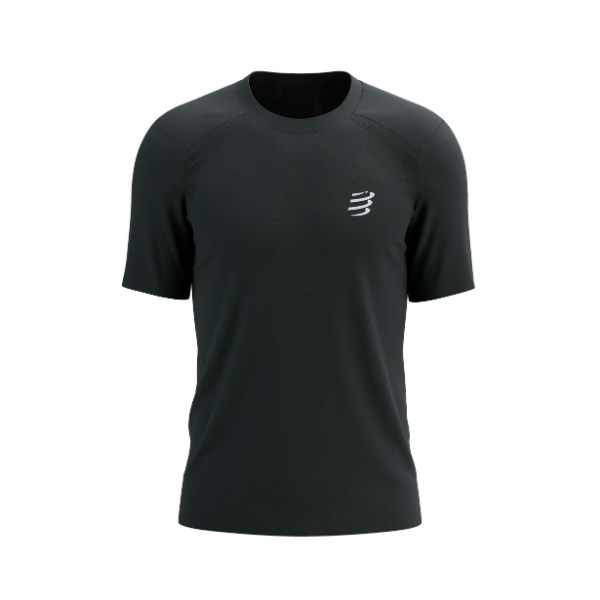 Áo chạy Bộ Nam Compressport Performance SS Tshirt - Đen (Black)