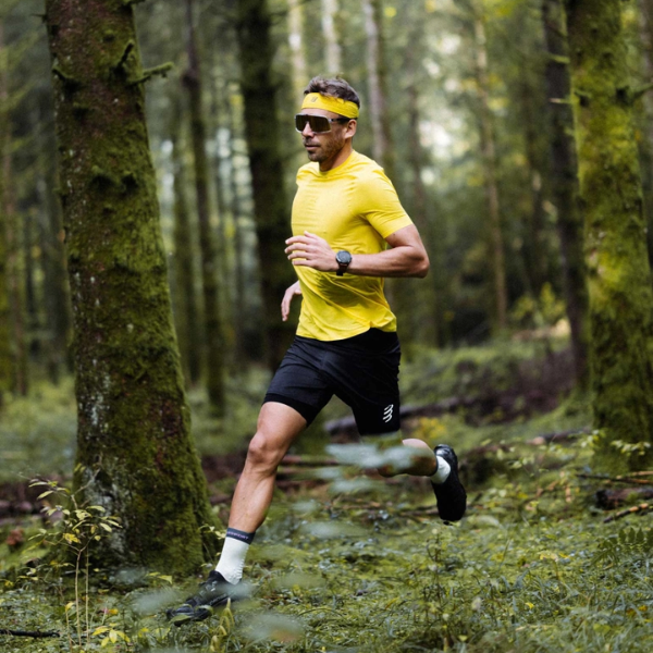 Băng đô thể thao Compressport Thin Headband On/Off - Vàng (Ceylon Yellow)