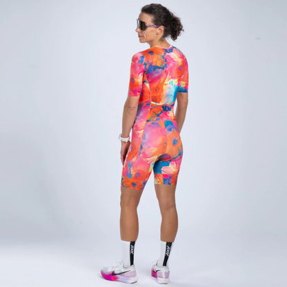 Đồ ba môn Nữ Zoot Women's Ltd Tri Aero Fz Racesuit - Bella