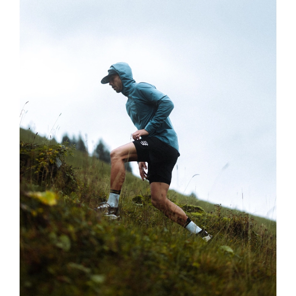 Tất chạy Trail Compressport Unisex's Pro Racing Socks v4.0 Trail - Xám/Vàng (Grey Dawn/Ceylon Yellow)