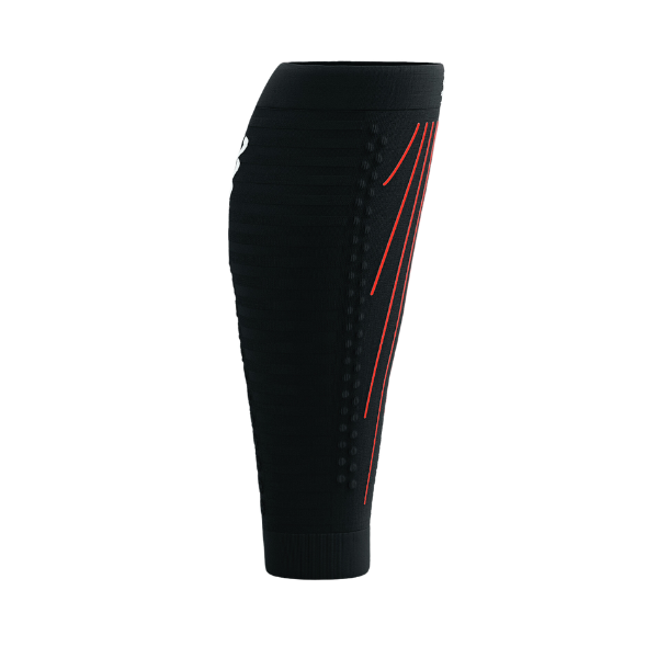Băng bảo vệ bắp chân Compressport Calf Sleeves R2 Aero - Đen (Black/Red)