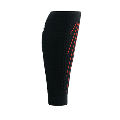 Băng bảo vệ bắp chân Compressport Calf Sleeves R2 Aero - Đen (Black/Red)