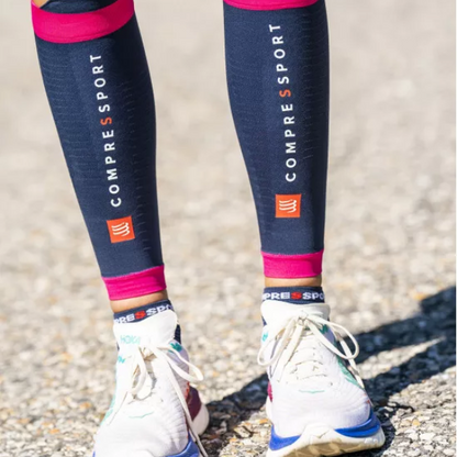Băng bảo vệ bắp chân Compressport Calf Sleeves R2 3.0 - Hồng (Mood Indigo/Magenta)