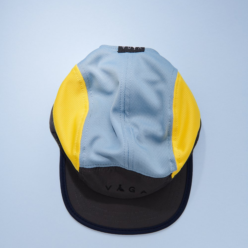 Nón VAGA - Club Cap - Slate Grey/Sunshine Yellow/Teal Blue/Navy Blue