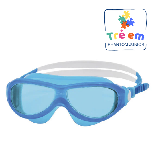 Kính Bơi Trẻ Em Zoggs Phantom Junior - Xanh (Blue White/Tint Blue)