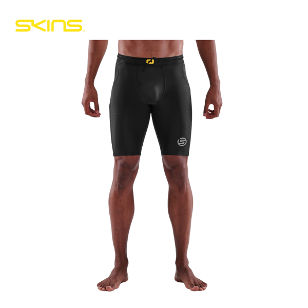 Quần Ngắn Bó Cơ Nam SKINS Compression 3-Series - Đen (Black)