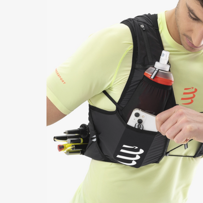 Vest chạy Trail Compressport UltRun Evo 10 - Đen (Black)