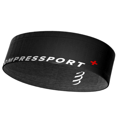 Đai chạy bộ Compressport Unisex's Free Belt - Đen (Black)