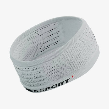 Băng đô thể thao Compressport Headband On/Off 360 Print IRONMAN - Trắng (White)
