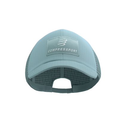 Mũ Chạy Bộ Compressport Trucker Cap 6P - Xanh Ether