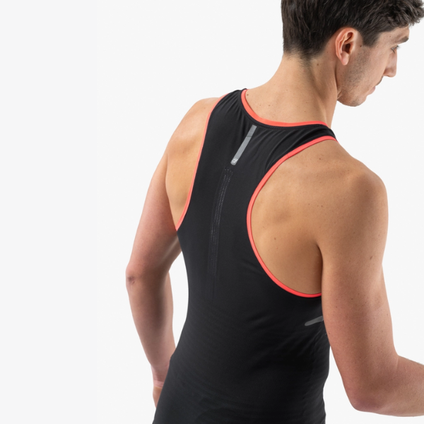 Áo chạy bộ Nam Compressport Pro Racing Singlet - Đen (Black)
