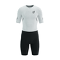 Đồ Ba Môn Nam Compressport Stream SS Trisuit - Trắng/Đen (White/Black)