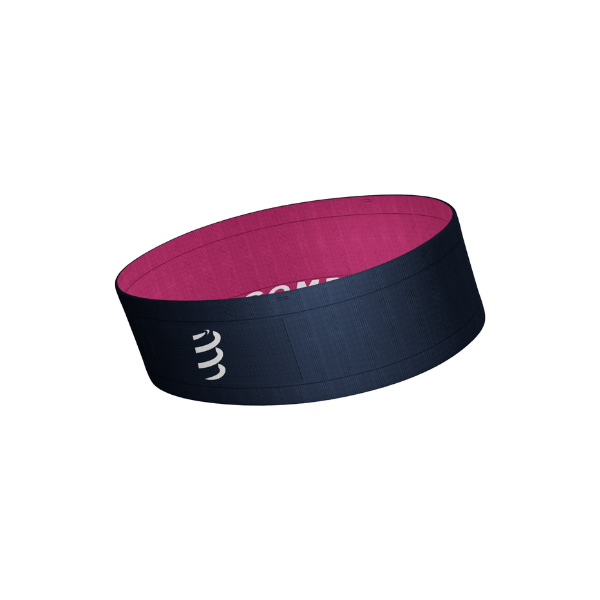 Đai chạy bộ Compressport Free Belt - Mood Indigo/Magenta