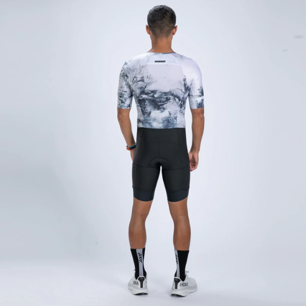 Đồ Ba môn Nam Zoot Men's Elite Tri Aero Fz Racesuit - Vapor White