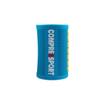 Compressport Unisex's Sweatbands 3D.Dots - Hawaiian Ocean/Citrus