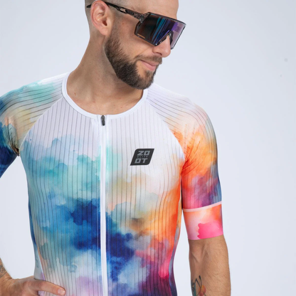 Áo ba môn Nam Zoot Elite Tri Aero Jersey - Chromoflow
