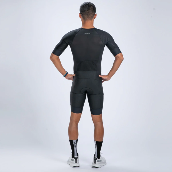 Đồ Ba môn Nam Zoot Men's Elite Tri Aero Fz Racesuit - Đen (Jet Black)