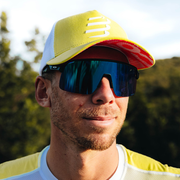 Mũ Compressport Trucker Cap - Vàng (Safe Yellow/White)
