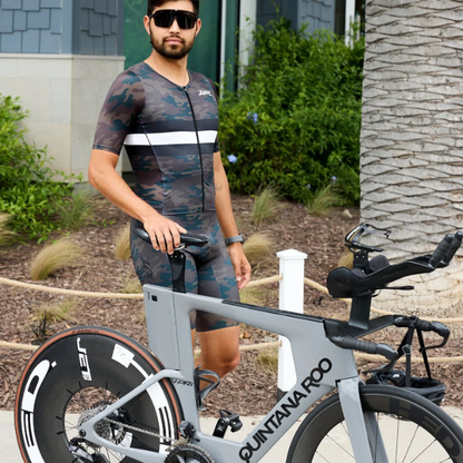 Đồ ba môn Nam Zoot Men's Ltd Tri Aero Fz Racesuit - Armada