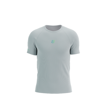 Áo Chạy Trail Nam Compressport Trail Racing SS Tshirt - Xám Gray/Violet
