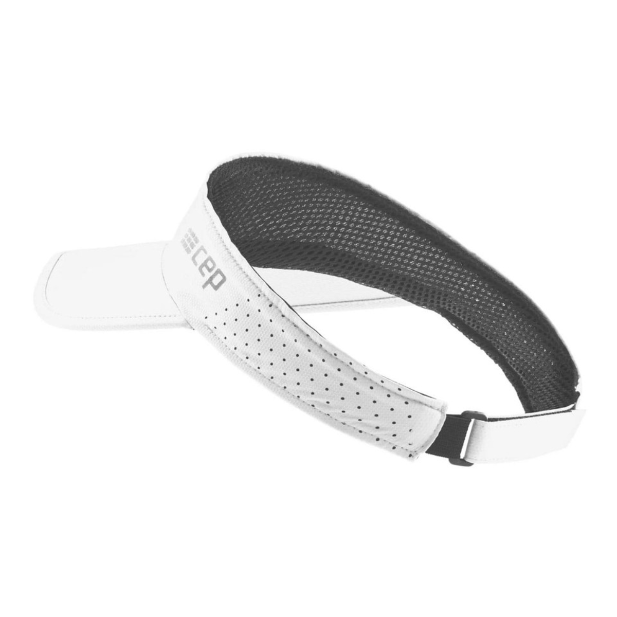 Mũ chạy bộ CEP Unisex's The Run Visor - Trắng (White)