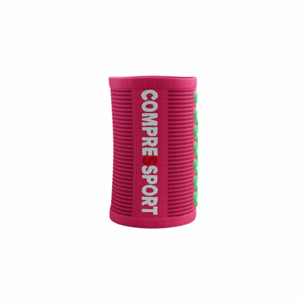 Compressport Unisex's Sweatbands 3D.Dots - Hot Pink