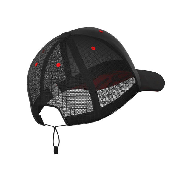 Mũ Compressport Racing Trucker Cap - Đen (Black/Red)