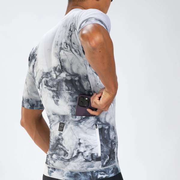 Áo đạp xe Nam Zoot Men's Elite Cycle Aero Jersey - Vapor White