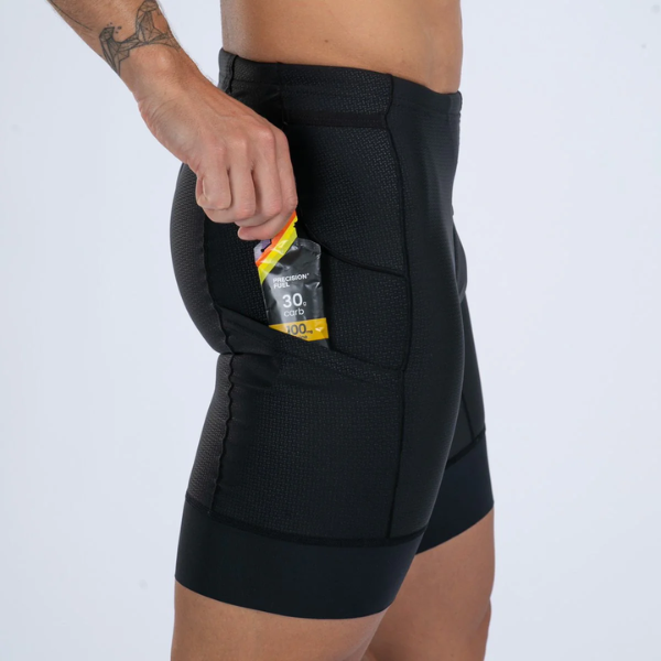 Quần ba môn Nam Zoot Elite Tri 8" Short - Đen (Jet Black)