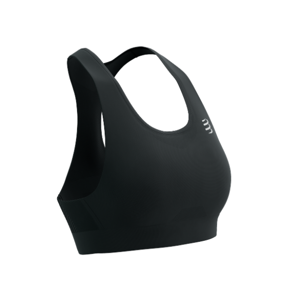 Áo Bra chạy bộ Nữ Compressport Feelfree Seamless Bra - Đen (Black)