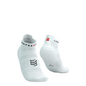 Tất Chạy Bộ Compressport Pro Racing Socks v4.0 Run Low - Trắng (White/Black)