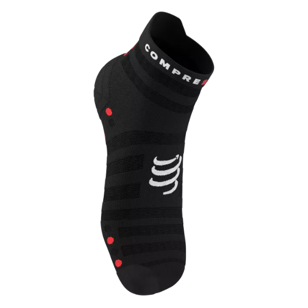 Compressport Unisex's Pro Racing Socks v4.0 Ultralight - Black/ Red