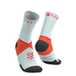 Tất Chạy Trail Compressport Ultra Trail Socks V2.0 - Gray Violet/Tigerlily