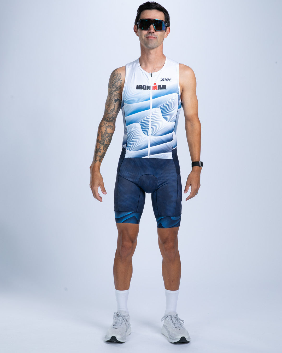 Đồ Ba Môn Nam Zoot Men's Tri Slvs Fz Racesuit - IM Stratos