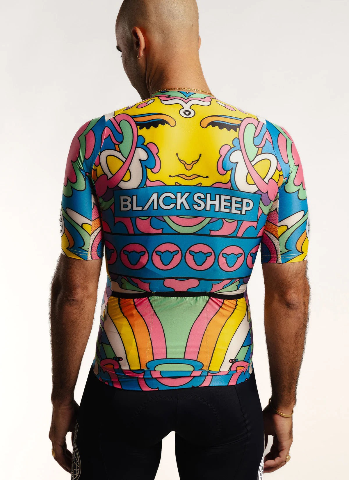 Áo đạp xe Nam Black Sheep TEAM Jersey - The Deified Mind
