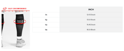Băng bảo vệ bắp chân Compressport Calf Sleeves R2 Aero - Đen/Trắng (Black/White)