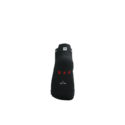 Tất Chạy Bộ Compressport Pro Racing Socks v4.0 Run Low - Đen/Trắng (Black/White)