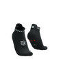 Tất Chạy Bộ Compressport Pro Racing Socks v4.0 Run Low - Đen/Trắng (Black/White)