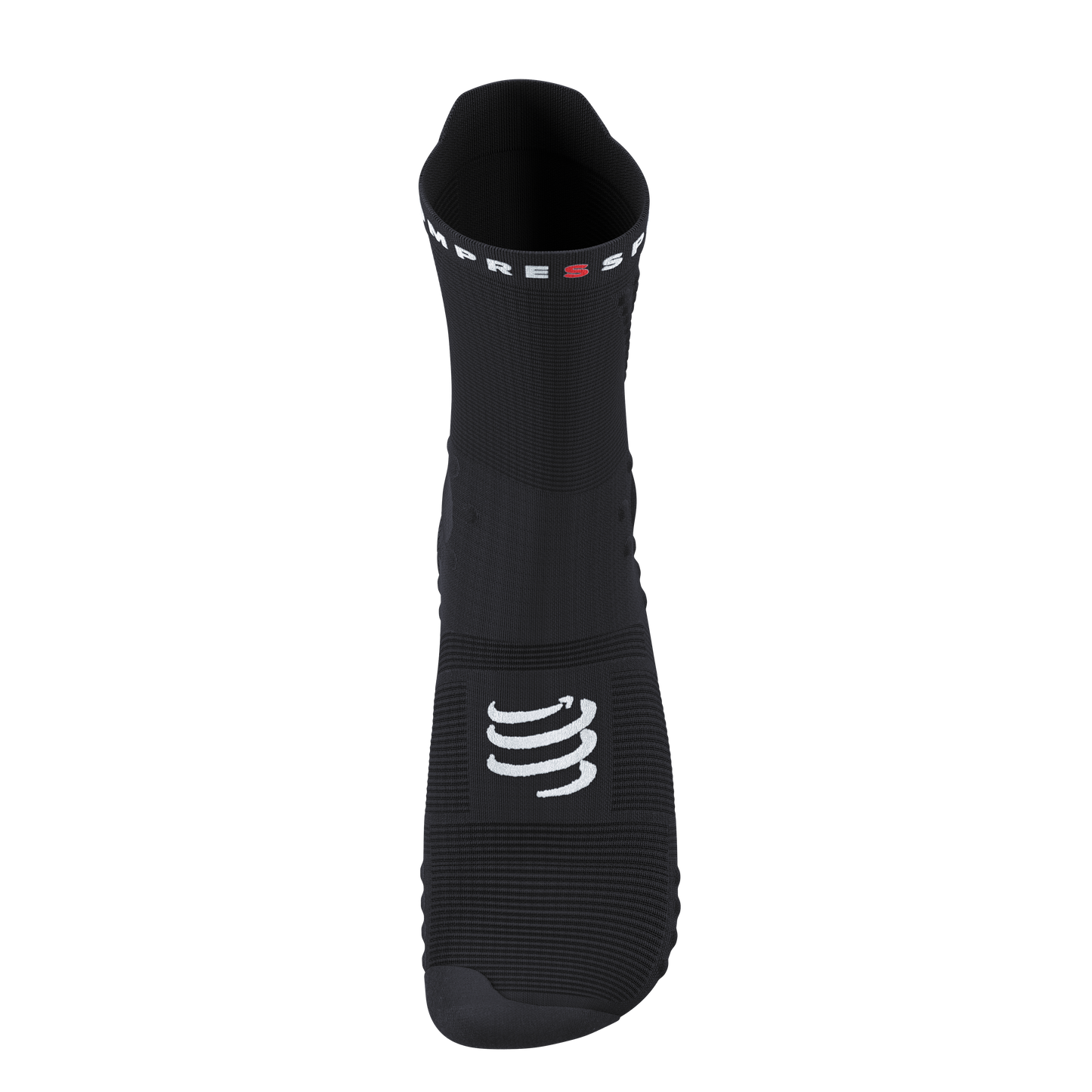 Tất chạy Trail Compressport Pro Racing Socks v4.0 Trail - Đen (Black)