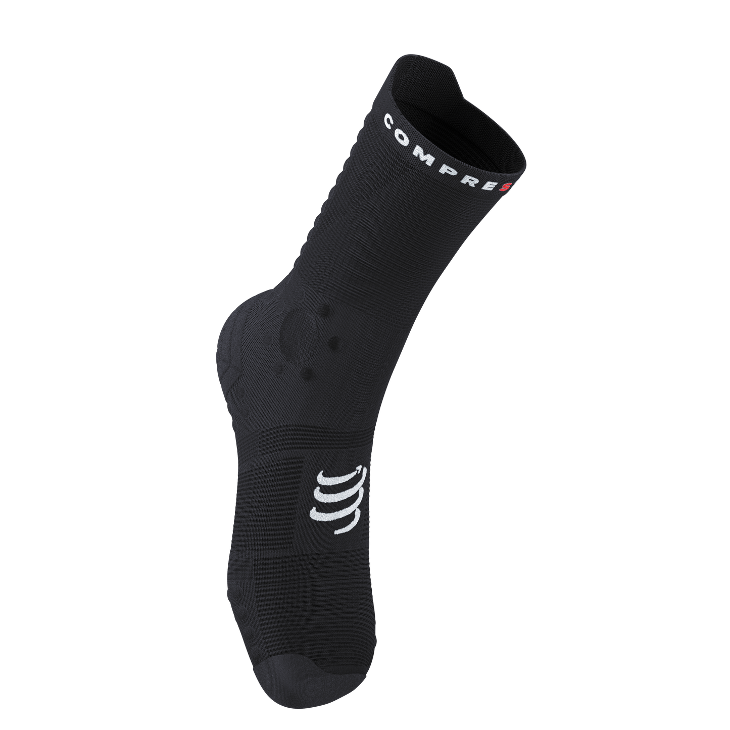 Tất chạy Trail Compressport Pro Racing Socks v4.0 Trail - Đen (Black)
