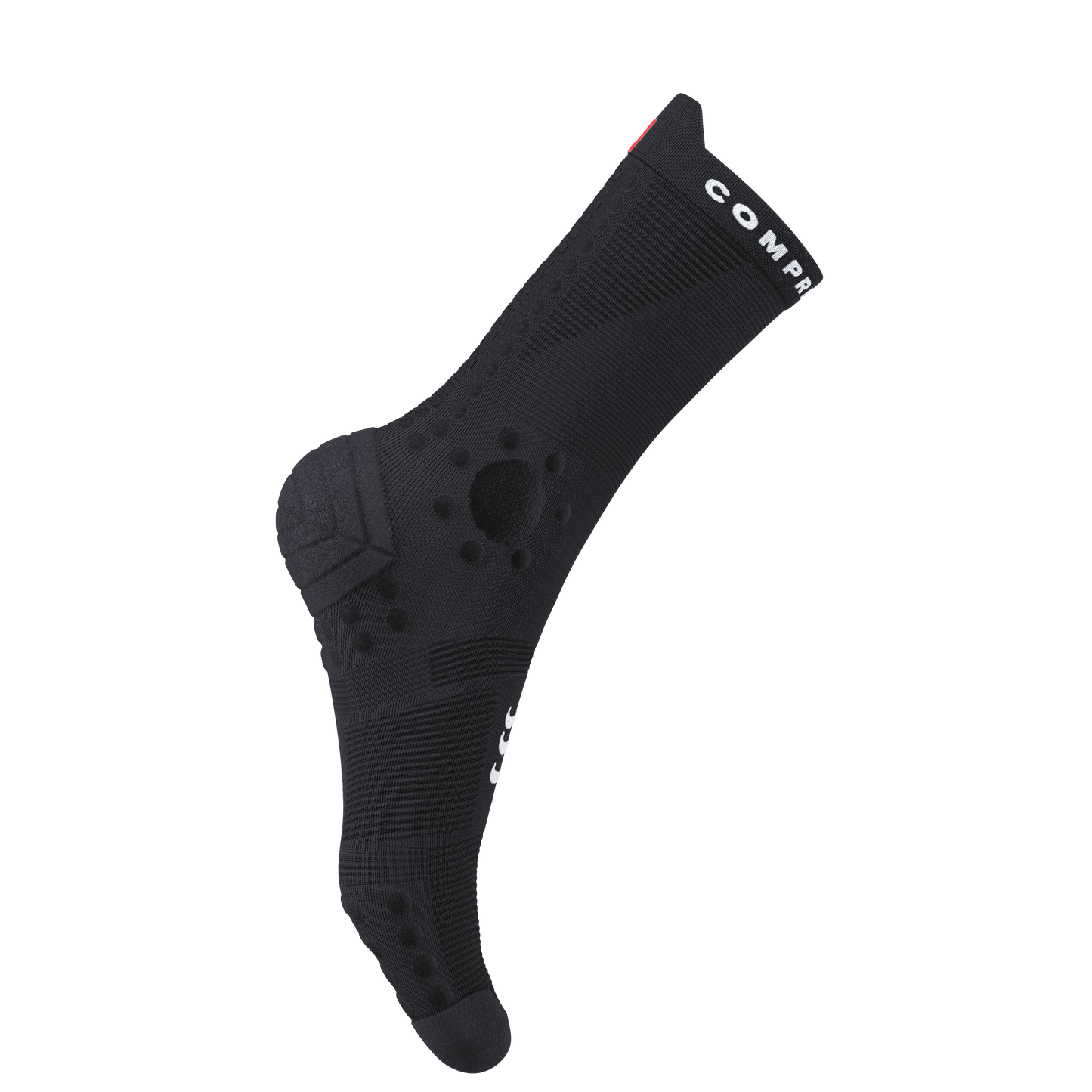 Tất chạy Trail Compressport Pro Racing Socks v4.0 Trail - Đen (Black)