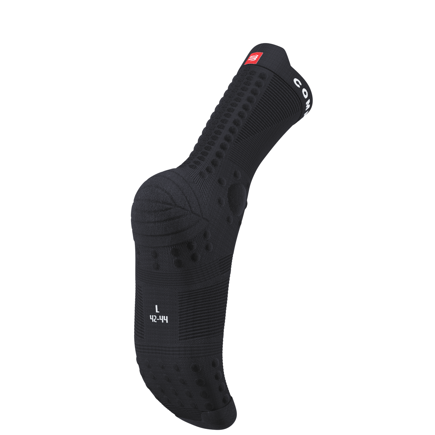 Tất chạy Trail Compressport Pro Racing Socks v4.0 Trail - Đen (Black)