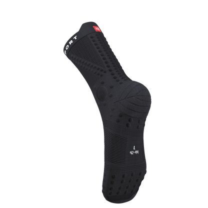 Tất chạy Trail Compressport Pro Racing Socks v4.0 Trail - Đen (Black)