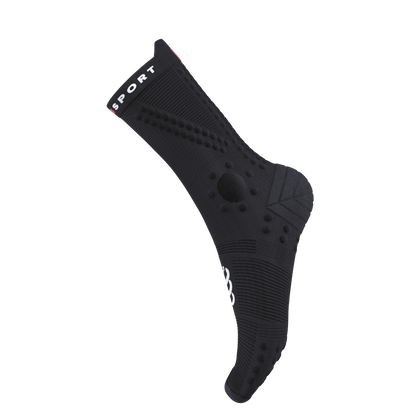 Tất chạy Trail Compressport Pro Racing Socks v4.0 Trail - Đen (Black)