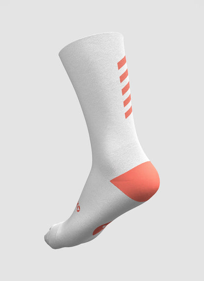 Tất đạp xe Black Sheep Essentials Crew Socks - Coral